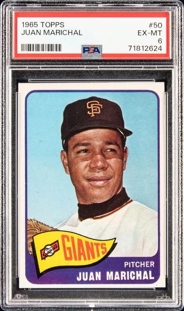 1965 Topps Juan Marichal #50 card image