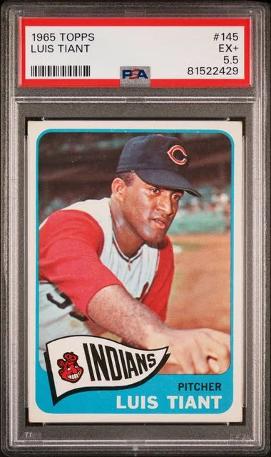 1965 Topps Luis Tiant #145 card image