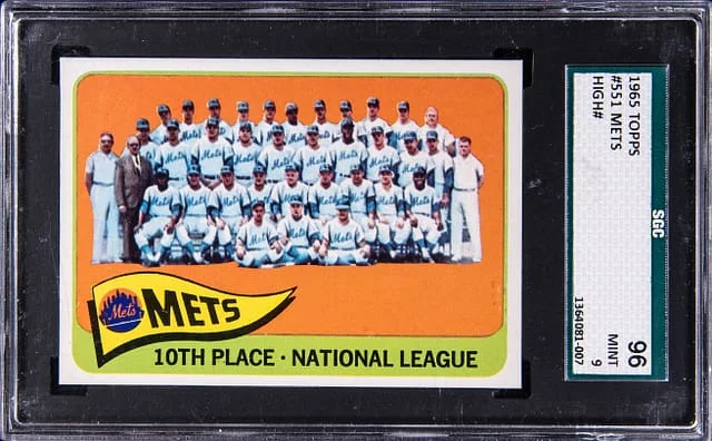 1965 Topps Mets #551 card image