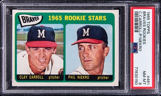1965 Topps Phil Niekro #461 card image