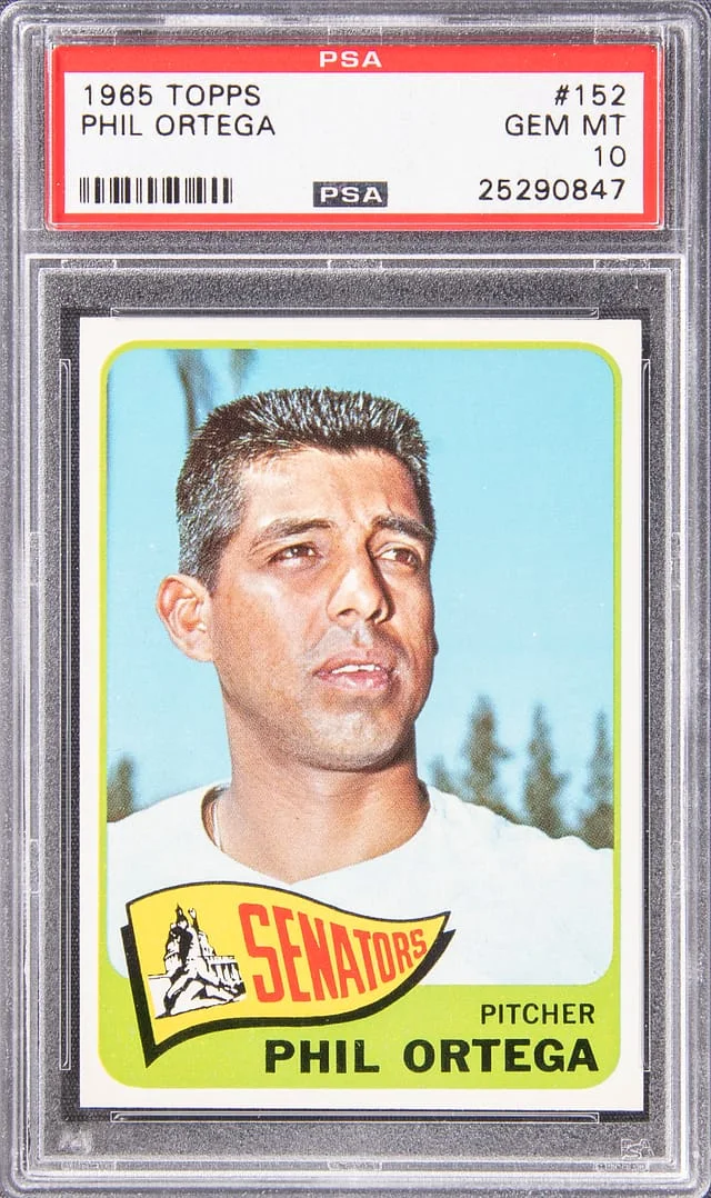 1965 Topps Phil Ortega #152 card image