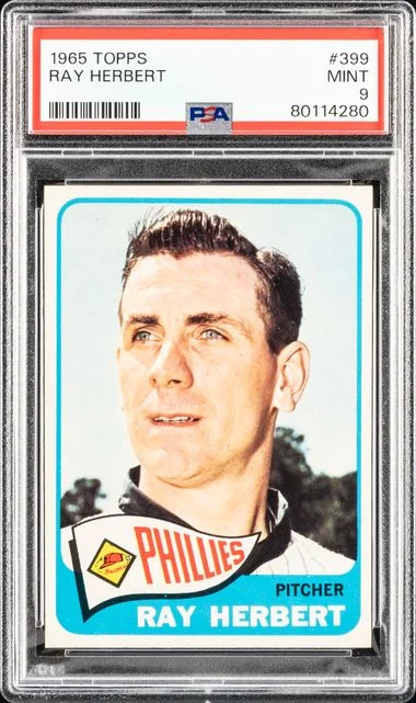 1965 Topps Ray Herbert #399 card image