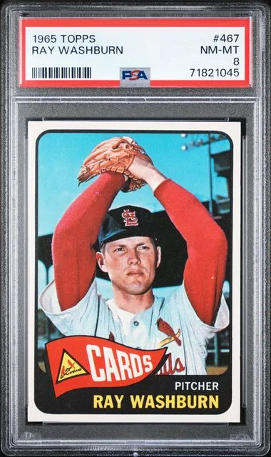 1965 Topps Ray Washburn #467 card image