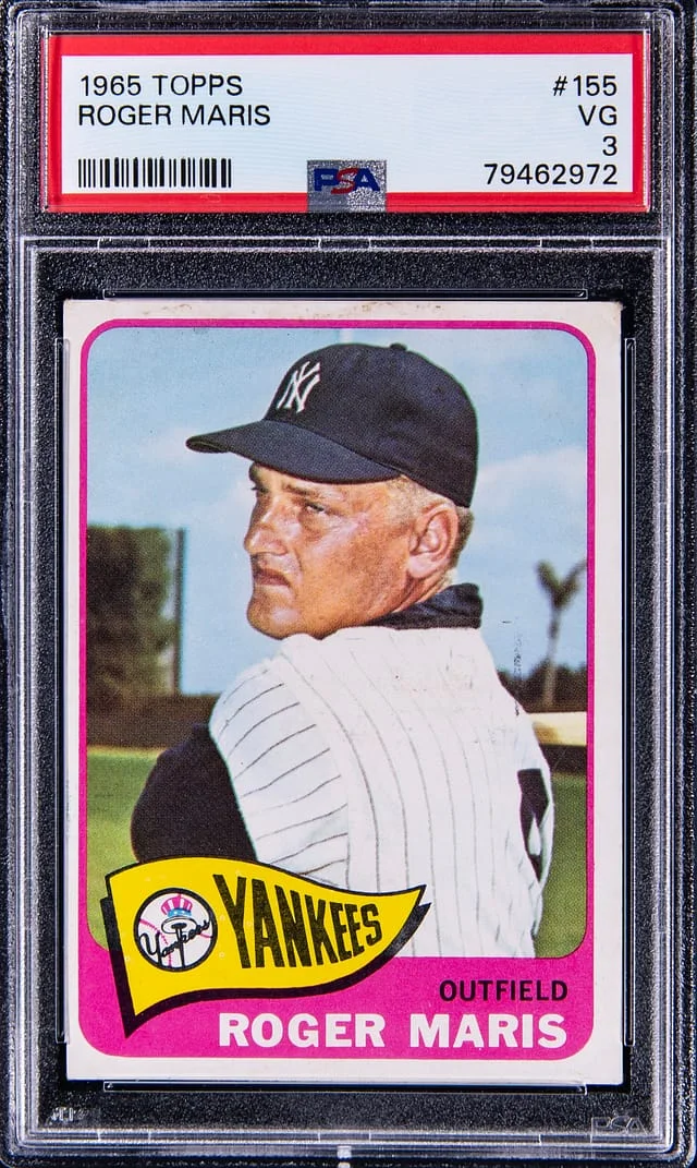 1965 Topps Roger Maris #155 card image