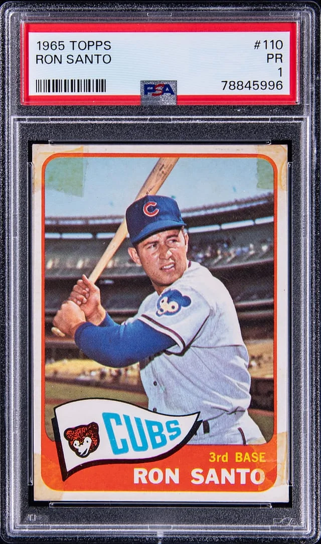 1965 Topps Ron Santo #110 card image