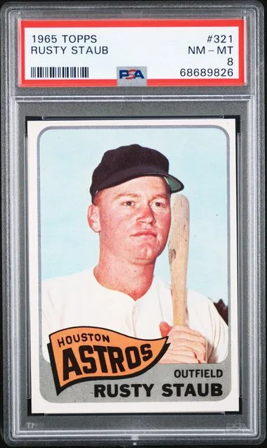 1965 Topps Rusty Staub #321 card image