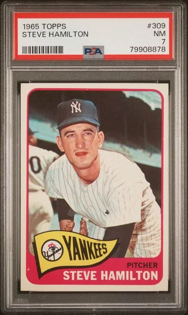1965 Topps Steve Hamilton #309 card image