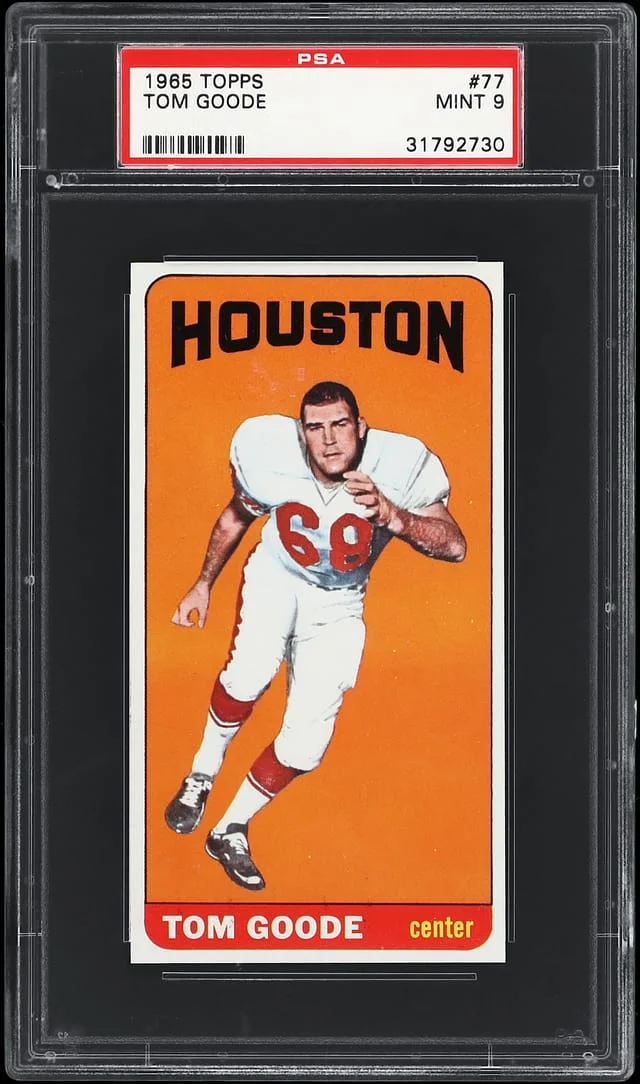 1965 Topps Tom Goode #77 card image
