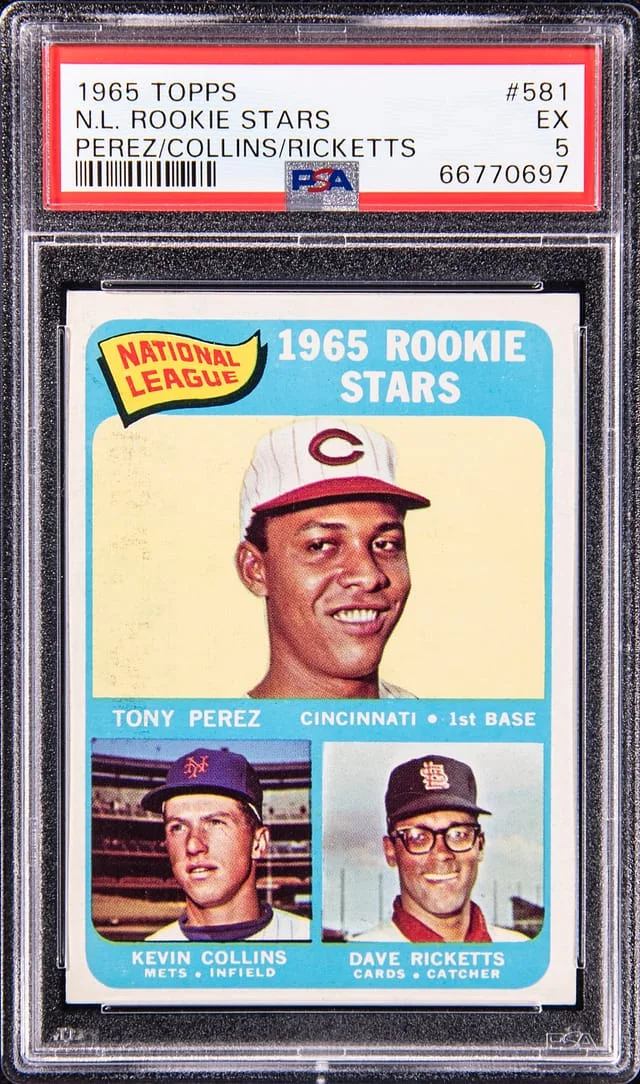 1965 Topps Tony Perez NL Stars #581 card image
