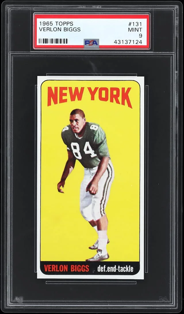 1965 Topps Verlon Biggs #131 card image