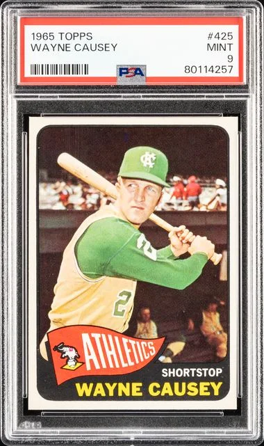 1965 Topps Wayne Causey #425 card image