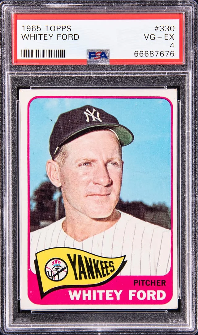 1965 Topps Whitey Ford #330 card image