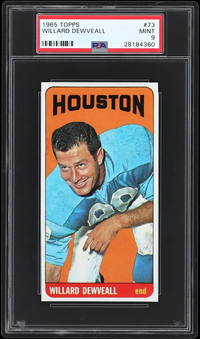 1965 Topps Willard Dewveall #73 card image