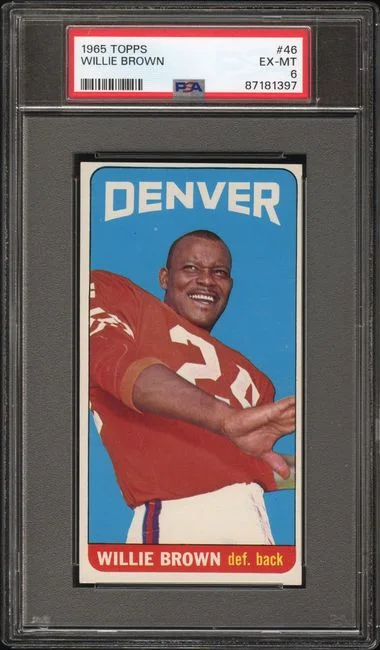 1965 Topps Willie Brown #46 card image