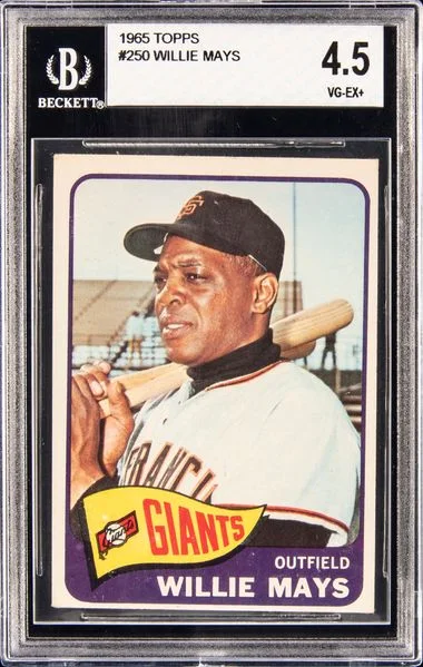 1965 Topps Willie Mays #250 card image