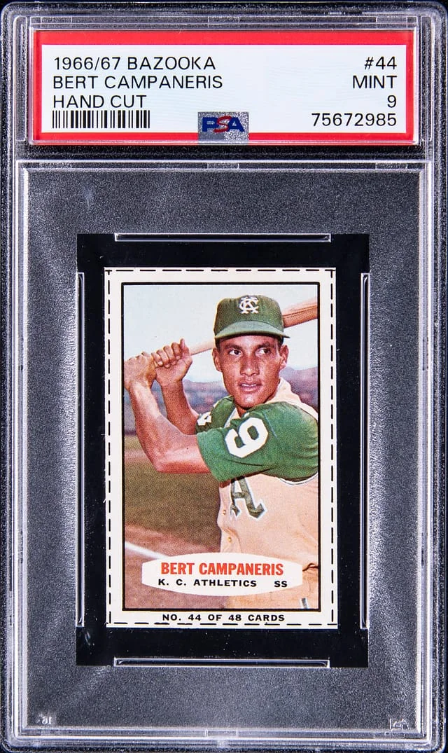 1966-67 Bazooka Hand Cut Bert Campaners #44 card image