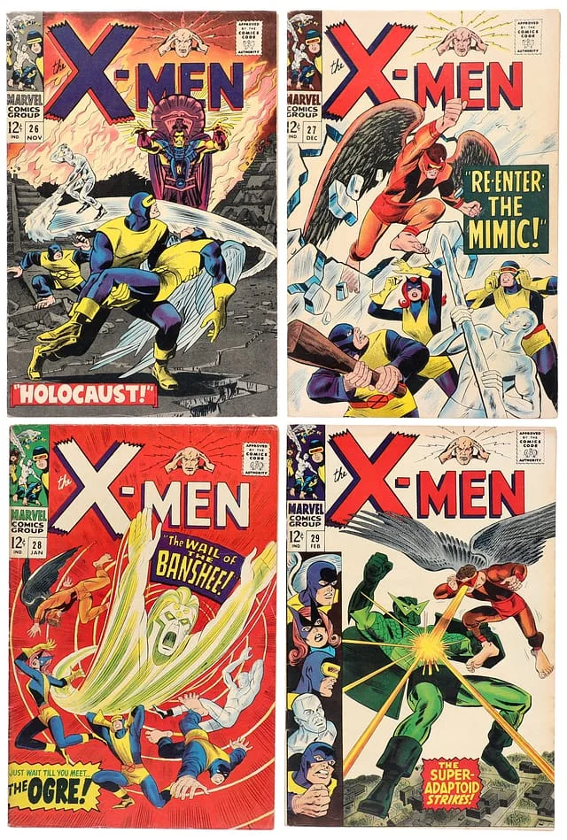 1966-67 Marvel) 4 Books - Raw Appearance Banshee #1st card image