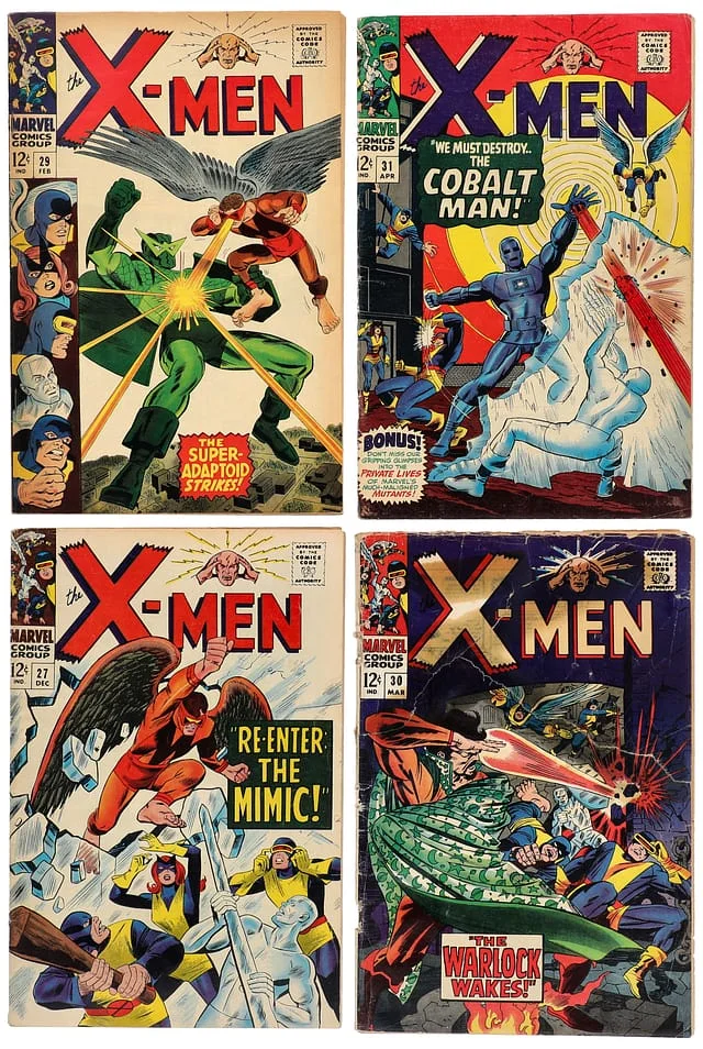 1966-67 Marvel) 4 Books - Raw Appearance of Banshee, Cobalt Man, Candy Southern #1st card image