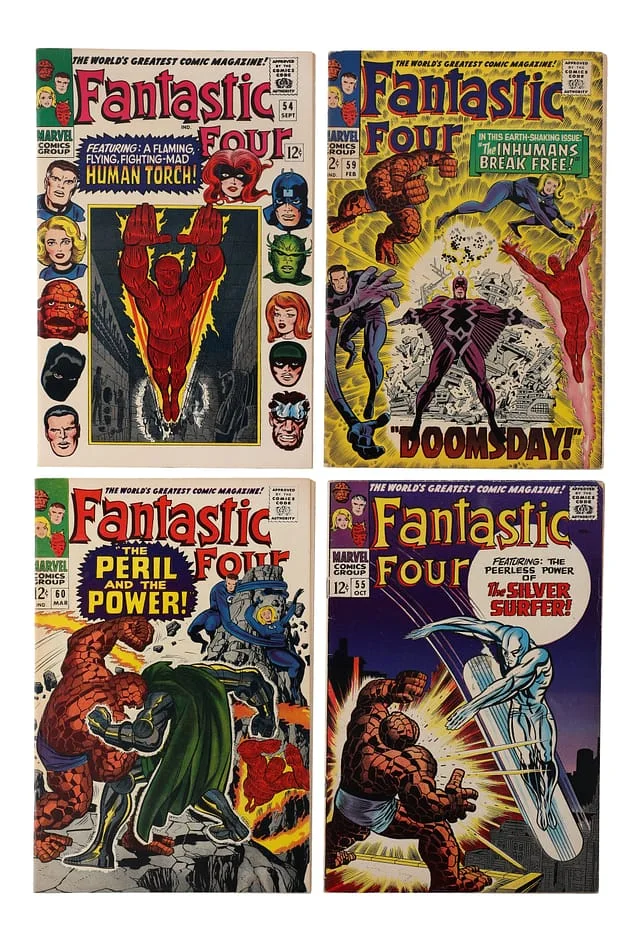 1966-67 Marvel) 4 Books - Raw Appearance of Black Panther #3rd card image