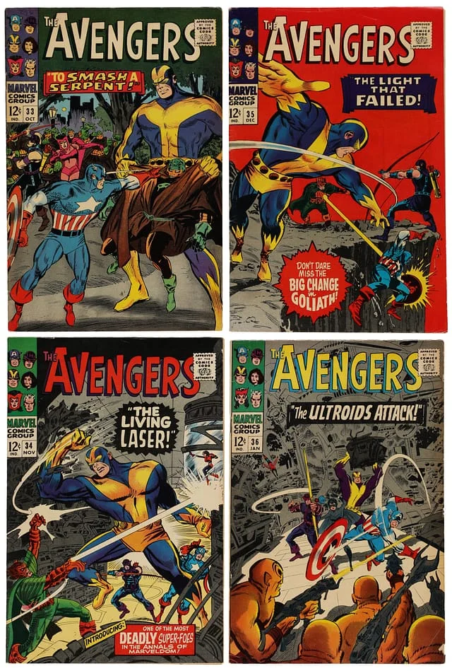 1966-67 Marvel) 4 Books - Raw Appearance of the Living Laser #1st card image