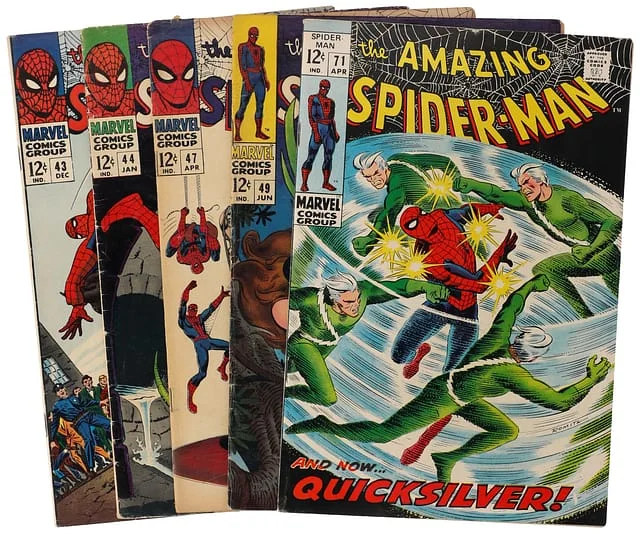 1966 Marvel) 5 Books - Raw - 2nd Appearance of Mary Jane Watson, Appearance of Rhino #3rd card image