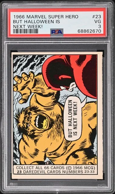 1966 Marvel Super Heroes But Halloween Is Next Week! #23 card image