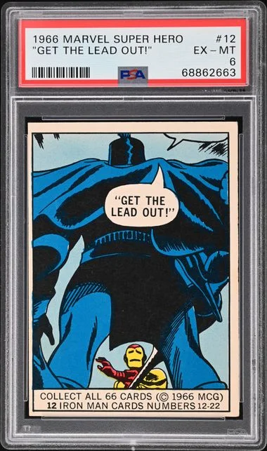 1966 Marvel Super Heroes Get The Lead Out! #12 card image