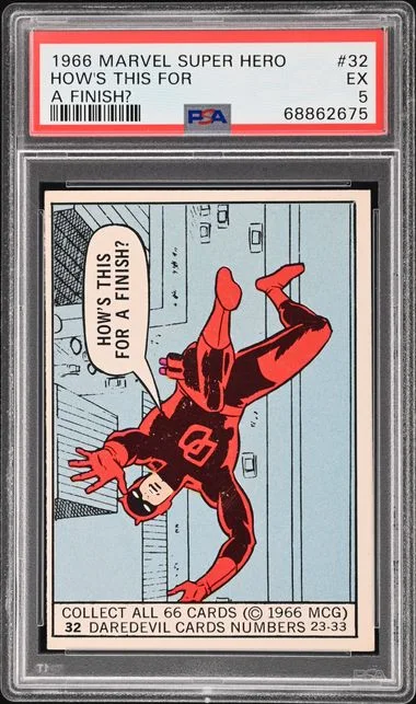 1966 Marvel Super Heroes How's This For A Finish? #32 card image