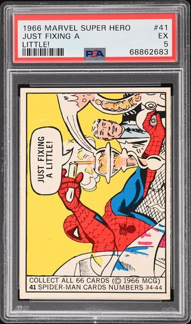 1966 Marvel Super Heroes Just Fixing A Little! #41 card image
