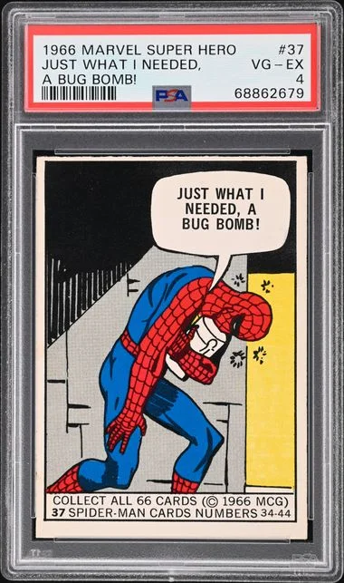 1966 Marvel Super Heroes Just What I Needed, A Bug Bomb! #37 card image