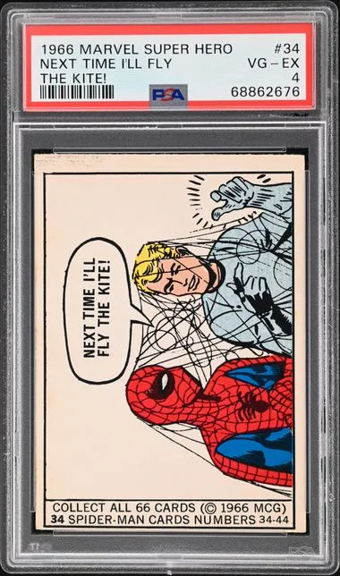 1966 Marvel Super Heroes Next Time I'll Fly The Kite! #34 card image