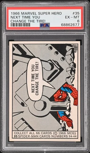 1966 Marvel Super Heroes Next Time You Change The Tire! #35 card image