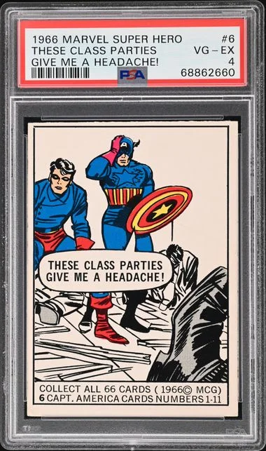1966 Marvel Super Heroes These Class Parties Give Me A Headache! #6 card image