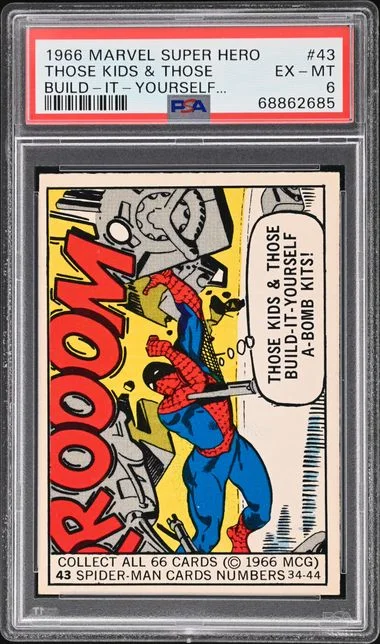 1966 Marvel Super Heroes Those Kids & Those Build-It-Yourself... #43 card image