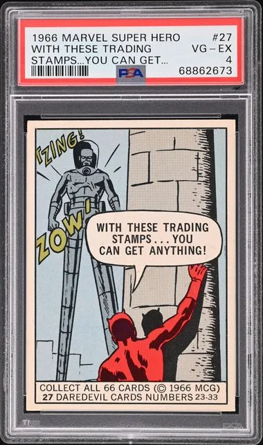 1966 Marvel Super Heroes With These Trading Stamps...You Can Get... #27 card image