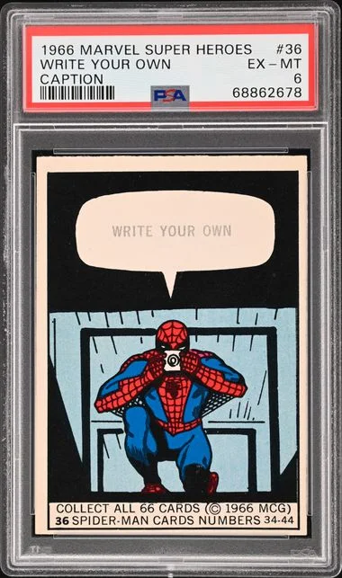 1966 Marvel Super Heroes Write Your Own Caption #36 card image