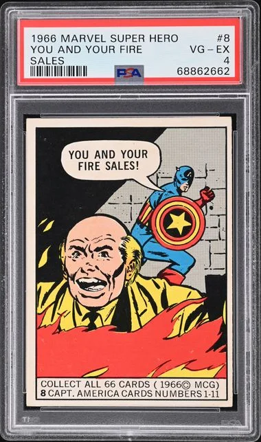 1966 Marvel Super Heroes You And Your Fire Sales #8 card image