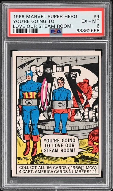 1966 Marvel Super Heroes You're Going To Love Our Steam Room! #4 card image
