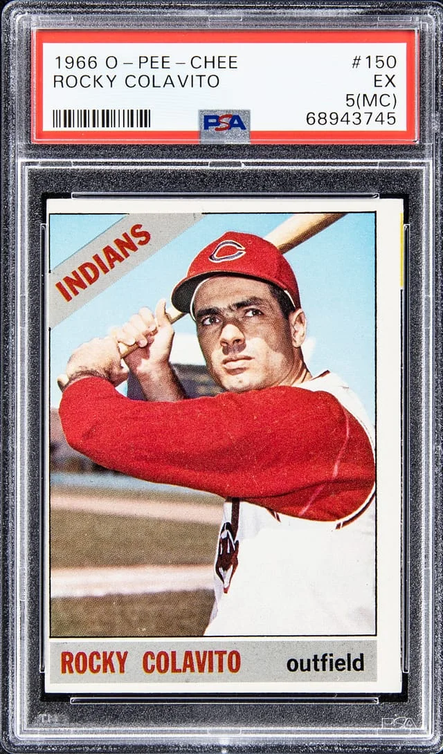 1966 O-Pee-Chee Rocky Colavito #150 card image