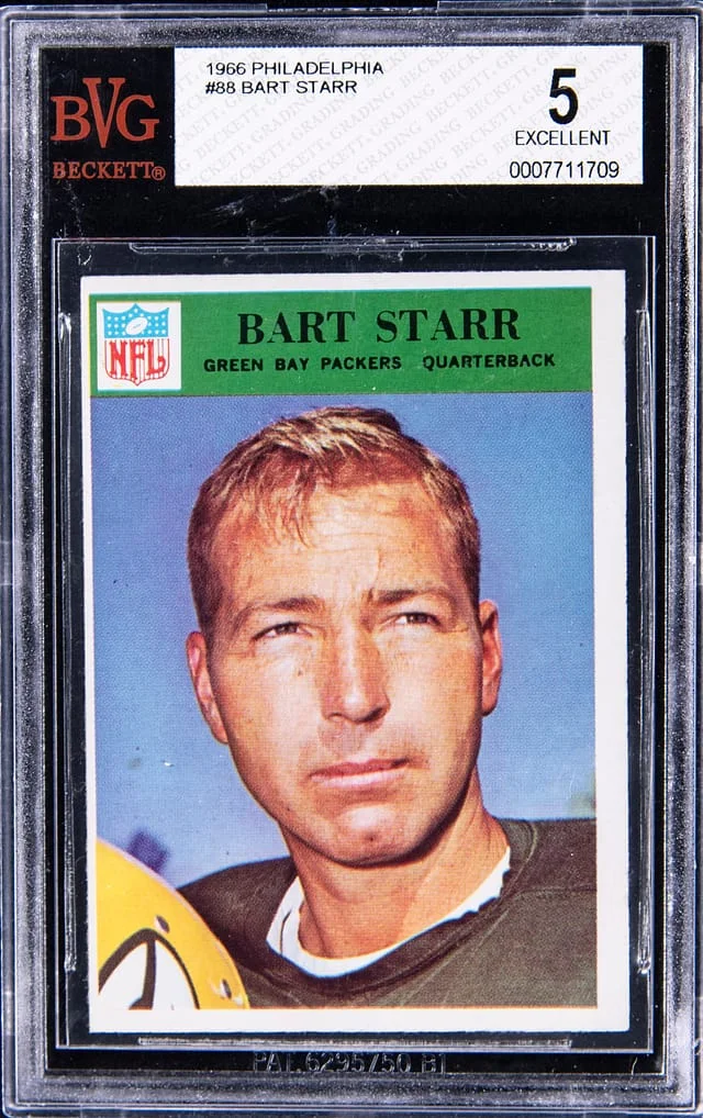 1966 Philadelphia Bart Starr #88 card image