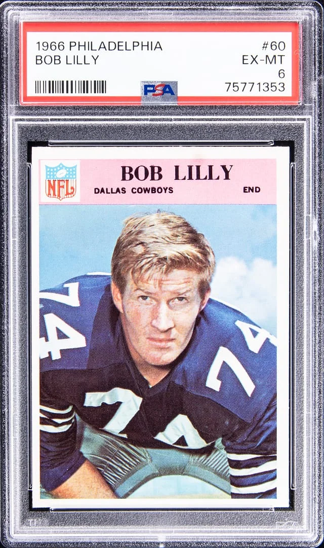 1966 Philadelphia Bob Lilly #60 card image