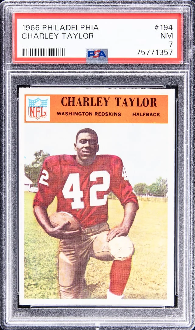 1966 Philadelphia Charley Taylor #194 card image