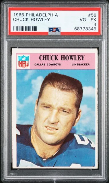 1966 Philadelphia Chuck Howley #59 card image