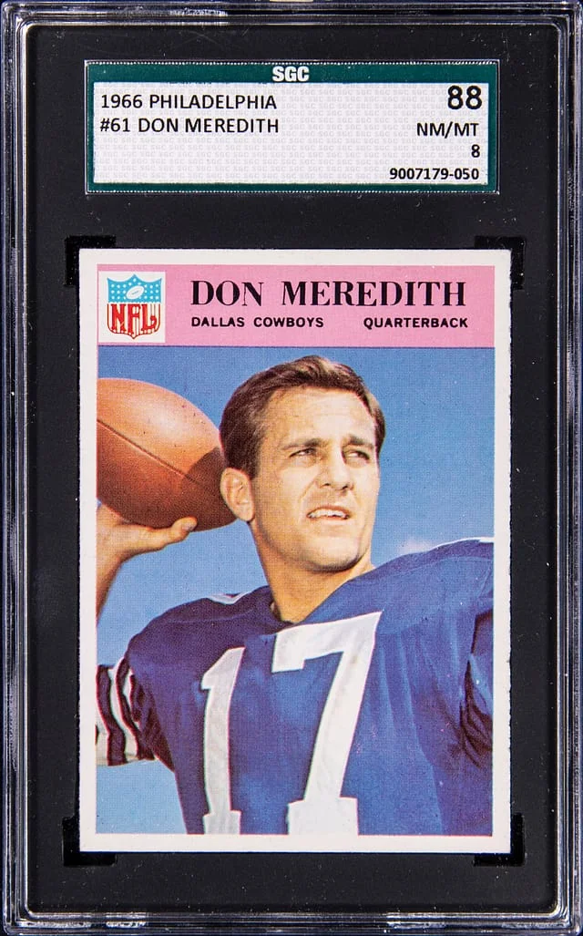 1966 Philadelphia Don Meredith #61 card image