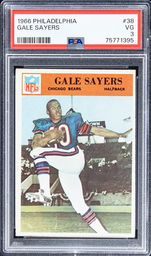 1966 Philadelphia Gale Sayers #38 card image