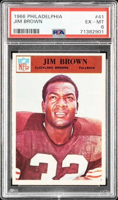 1966 Philadelphia Jim Brown #41 card image
