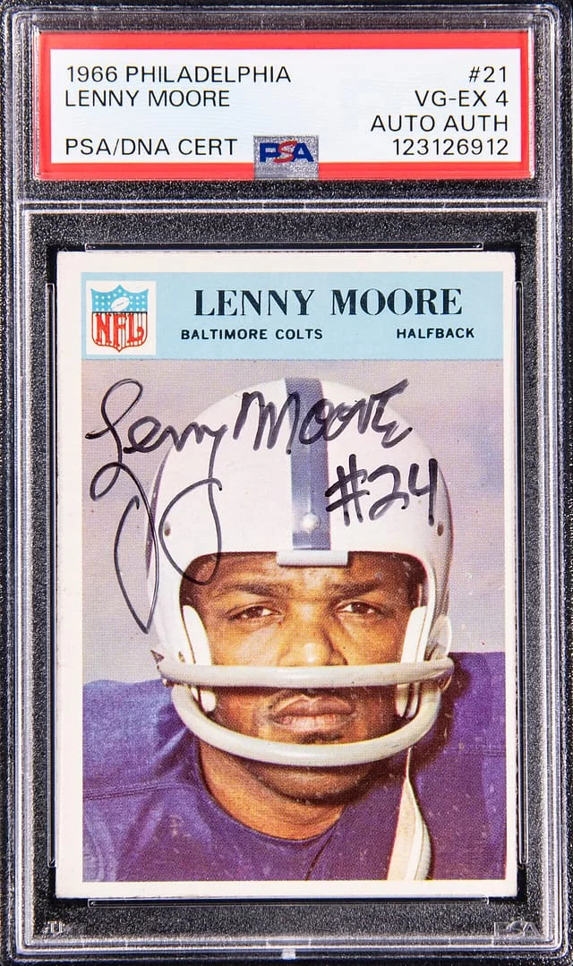 1966 Philadelphia Lenny Moore #21 card image