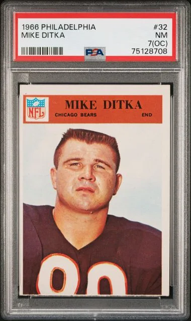 1966 Philadelphia Mike Ditka #32 card image