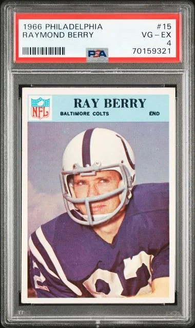 1966 Philadelphia Raymond Berry #15 card image