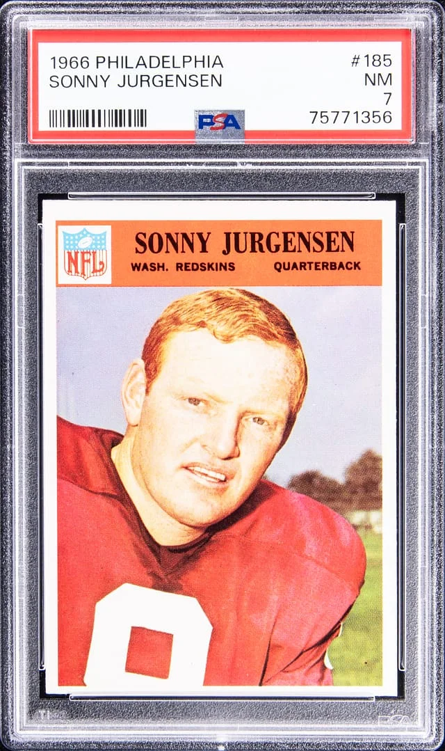 1966 Philadelphia Sonny Jurgensen #185 card image